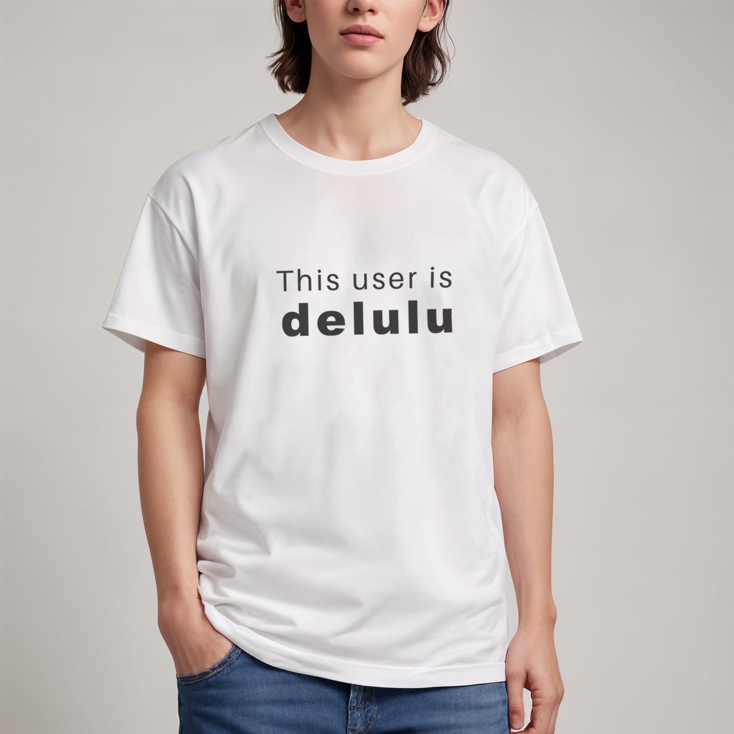 Unisex Oversized 'Delulu' T-Shirt