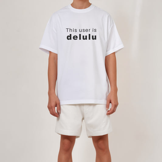 Unisex Oversized 'Delulu' T-Shirt