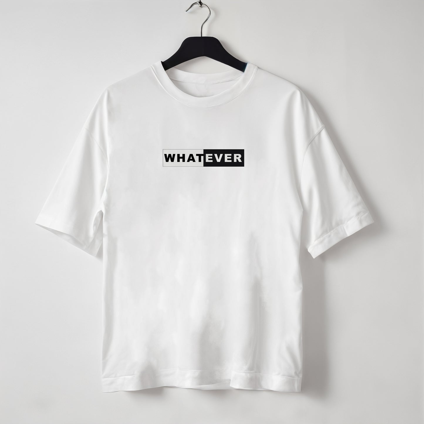 'Whatever' Oversized Unisex T-Shirt