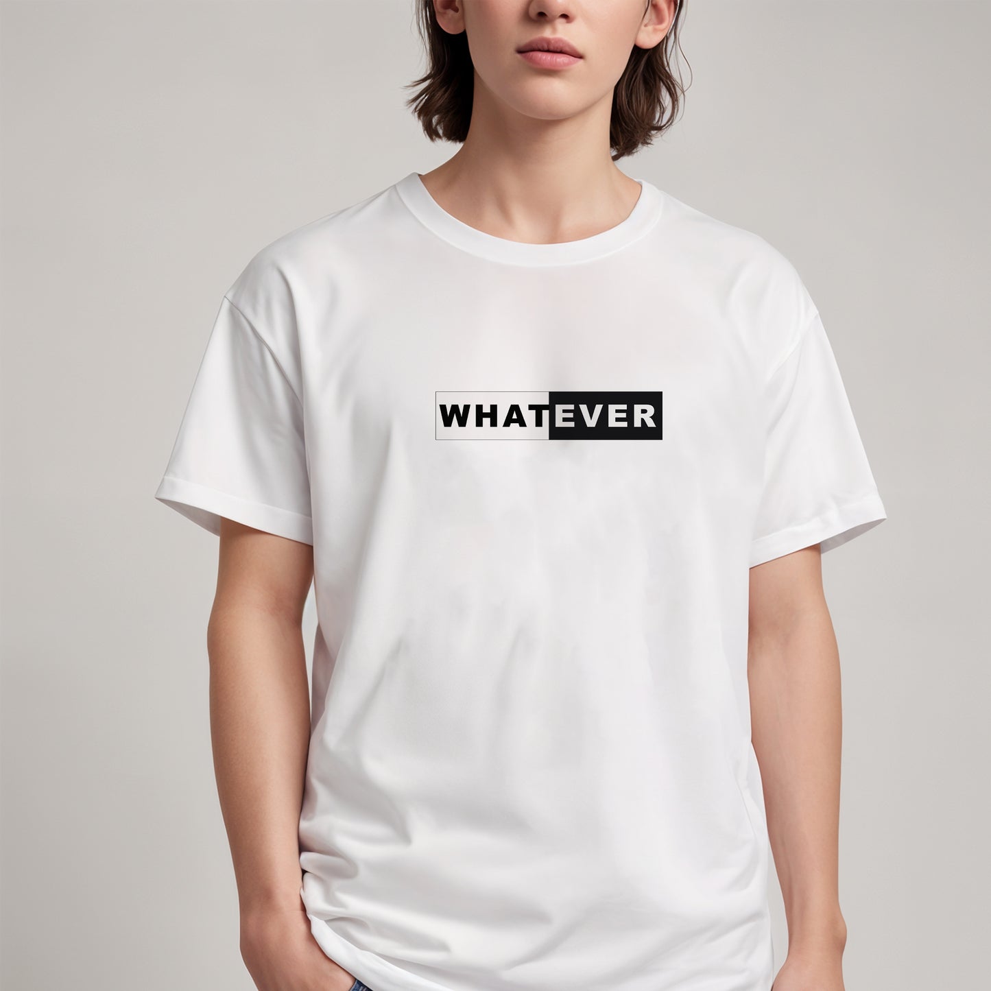 'Whatever' Oversized Unisex T-Shirt