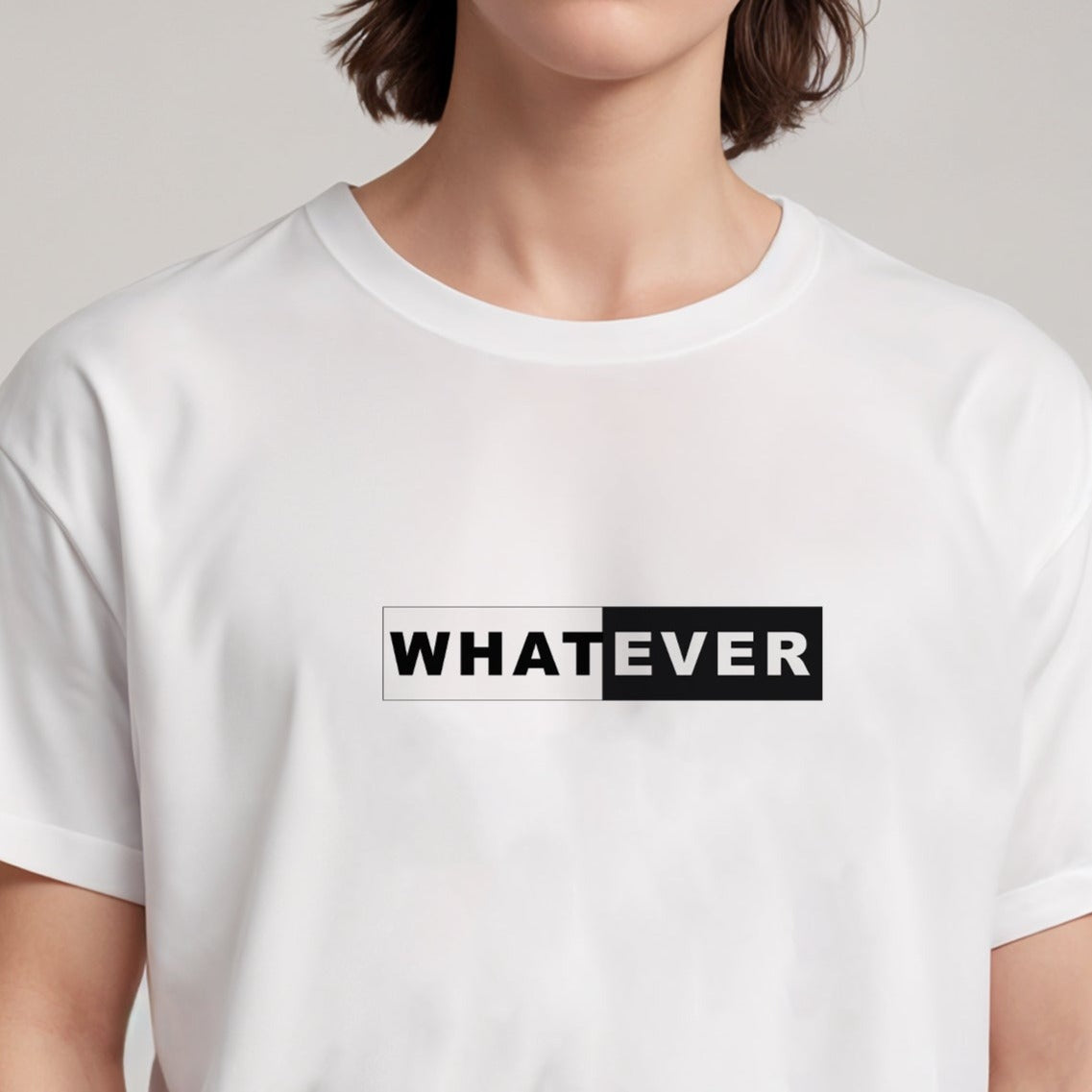 'Whatever' Oversized Unisex T-Shirt