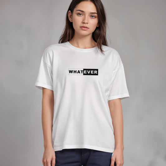 'Whatever' Oversized T-Shirt